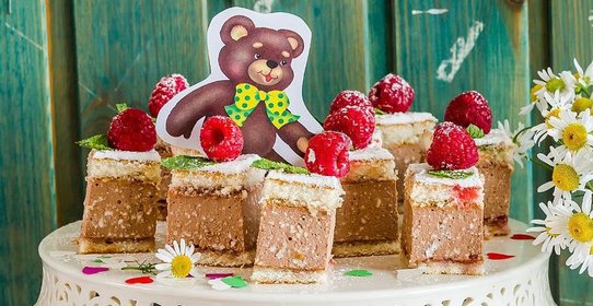 Мини-пирожные для детского праздника