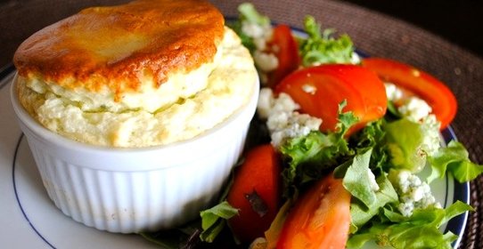 Суфле из голубого сыра