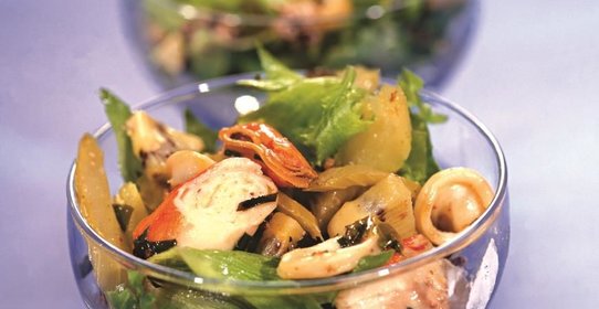 Салат из морепродуктов