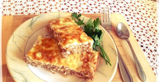 Гречневый крупеник с творогом