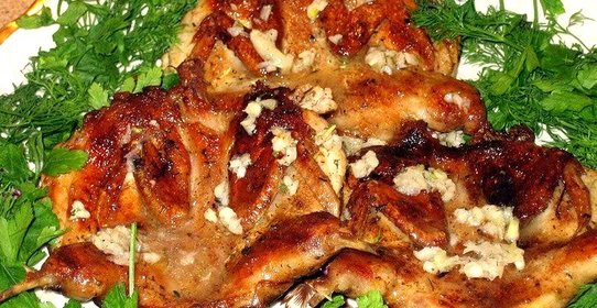 Жареная куропатка