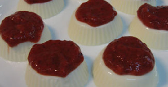 Паннакотта с клубникой