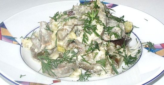 Сердечки с овощами