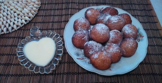 Творожные пончики