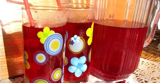 Компот из смородины и малины