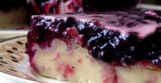 Черничный пудинг