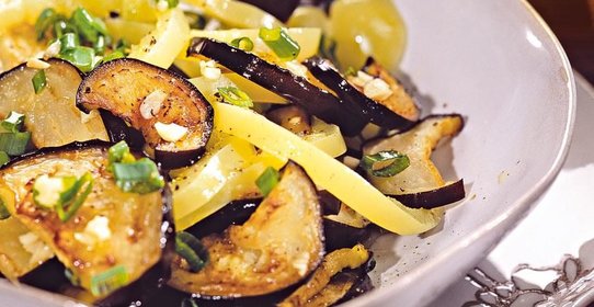 Салат из баклажанов и сладкого перца