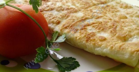 Яичный омлет в лаваше