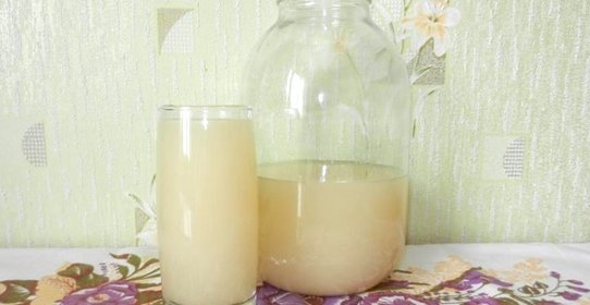 Белый квас без дрожжей