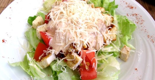 Салат с бужениной