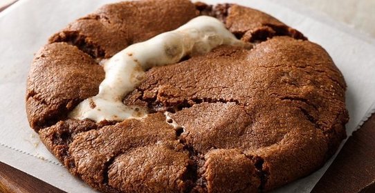 Шоколадное печенье с маршмэллоу