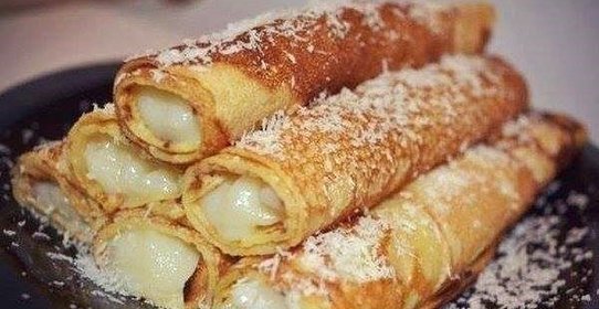 Блинчики с заварным кремом