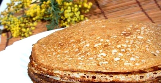 Тонкие воздушные блинчики на кефире