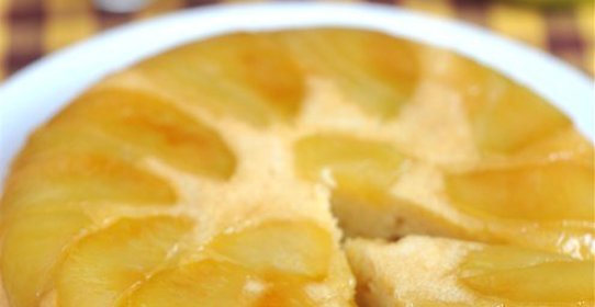 Яблочный тарт татен на сметанном тесте