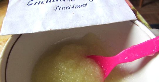 Детское яблочно-грушевое пюре