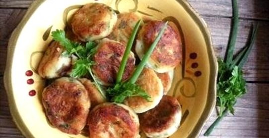 Картофельные зразы с зеленью