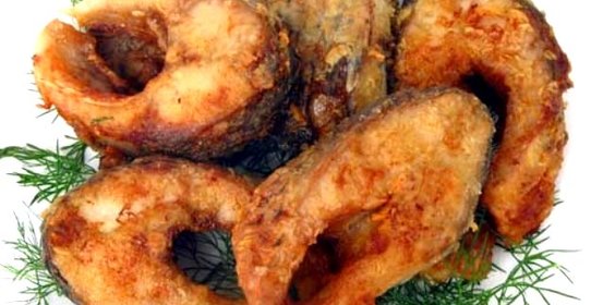 Сазан, жареный на сковороде