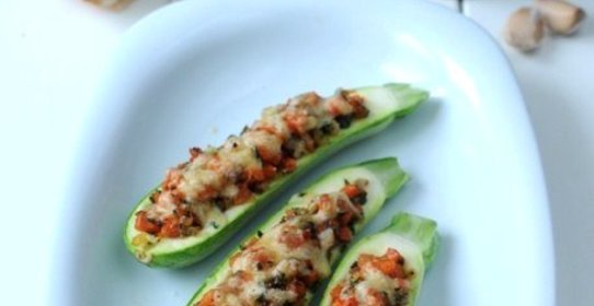 Запеченные кабачки с сыром