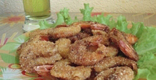 Креветки в панировке