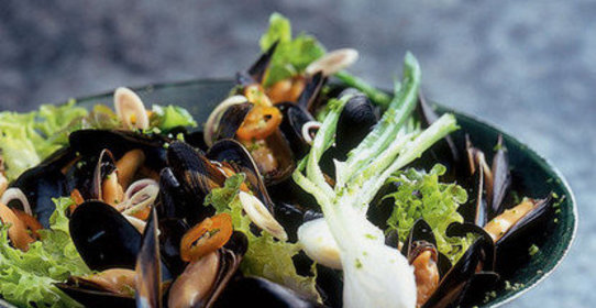 Салат из мидий