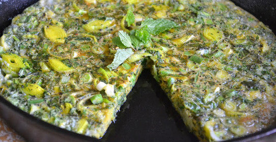 Фритатта с зеленью