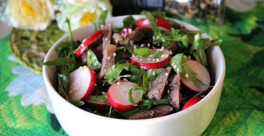 Салат с говядиной от пани Ветты