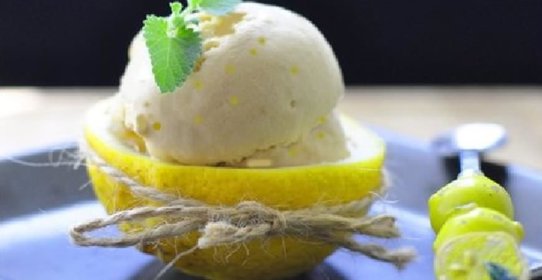 Лимонное мороженое