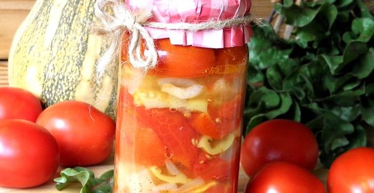 Салат Красный закат на зиму