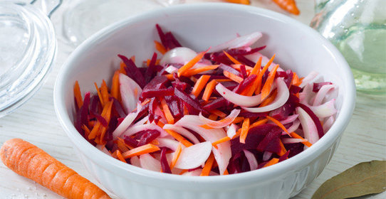Салат из свеклы с морковью