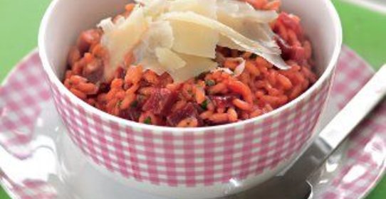 Ризотто из свеклы