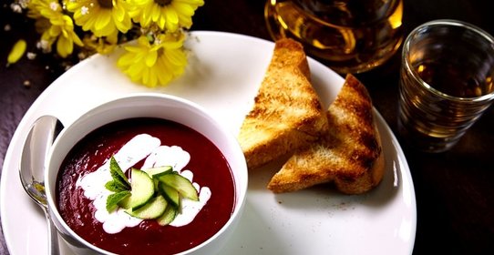 Крем-суп из свеклы