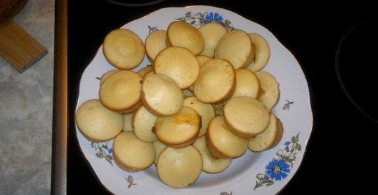 Кексы с шоколадным сердцем