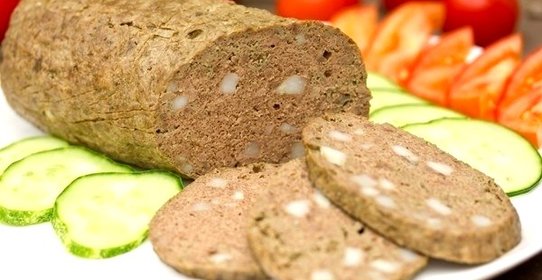 Домашняя печёночная колбаса