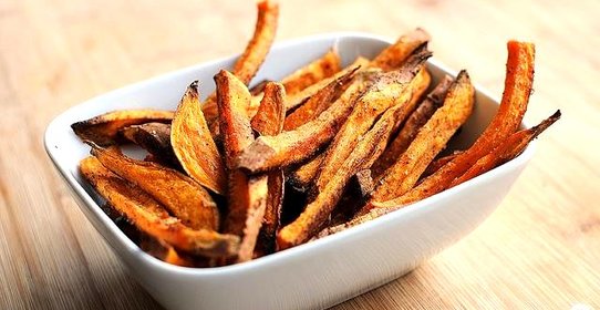 Сладкий картофель-фри