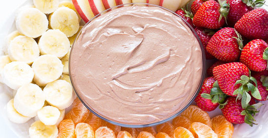 Шоколадно-миндальный соус-дип