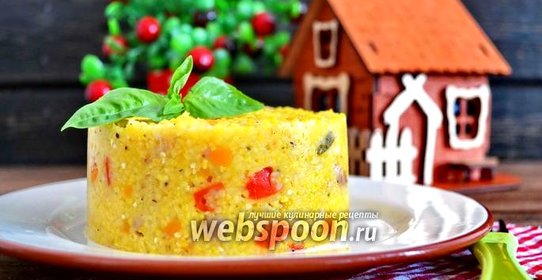 Кукурузная каша с мясом