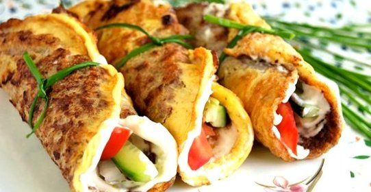 Бризоль с овощами