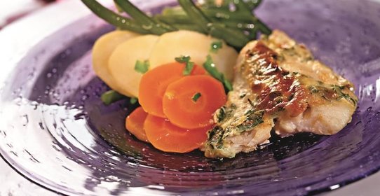 Треска с хреном