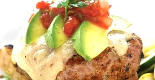 Бургеры с индейкой и цуккини