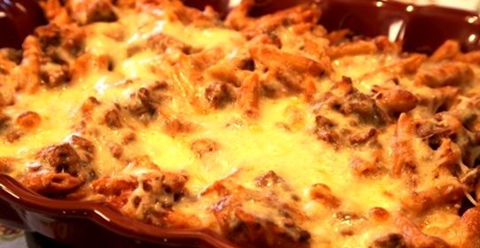 Макароны, запеченные с фаршем