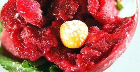 Малиновая гранита