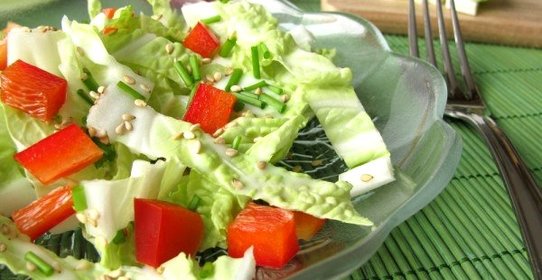 Капуста с перцем болгарским