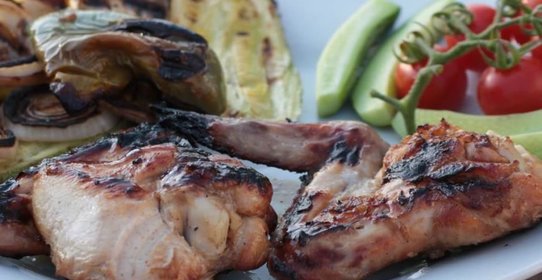 Куриные крылья на гриле