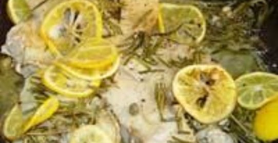 Треска с розмарином и каперсами