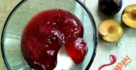 Желе из сливы