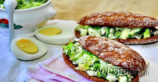 Сэндвич с яичным салатом