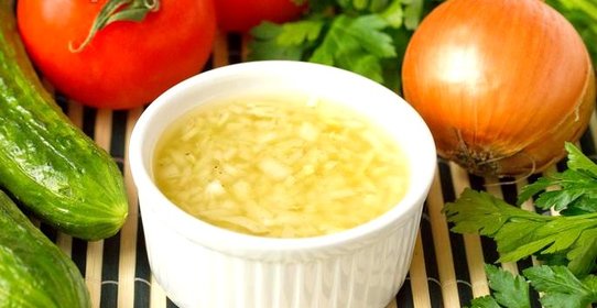 Луковая салатная заправка