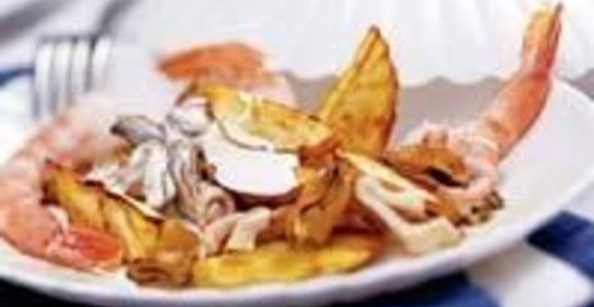 Сельдерей с морепродуктами