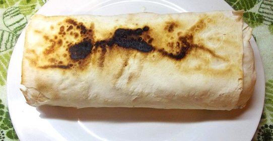 Сытная шаурма с грибами