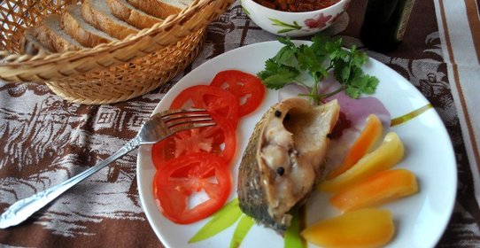 Вареный карп